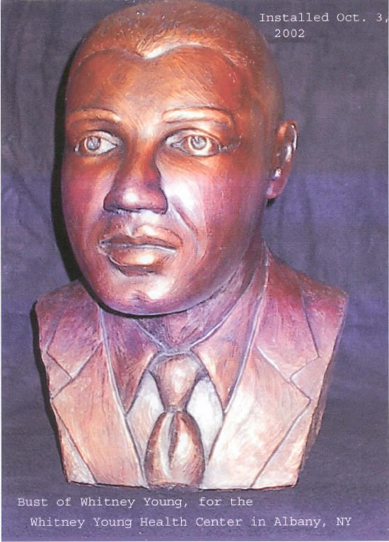 Bust of Whitney M. Young, Albany, NY
